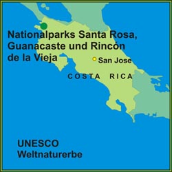 Die Schutzgebiete in Guanacaste UNESCO Weltnaturerbe